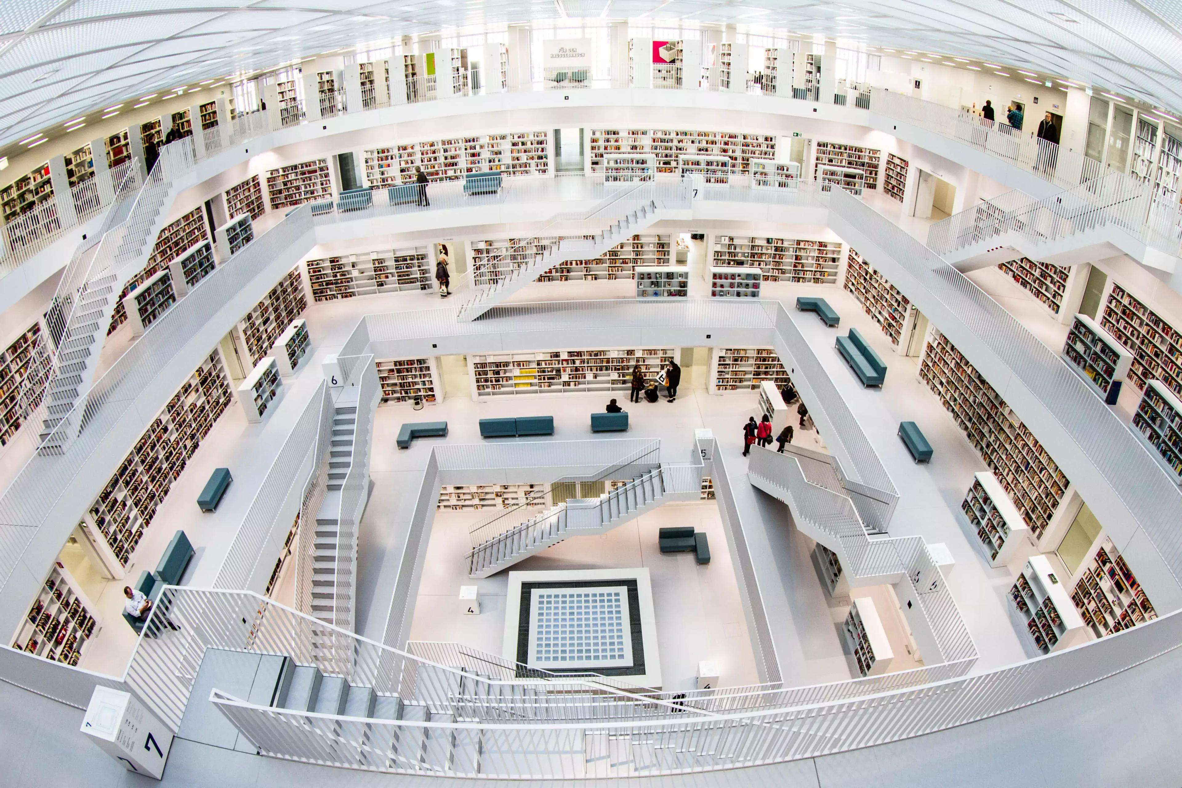 Stuttgart City Library - Stuttgart, Alemania