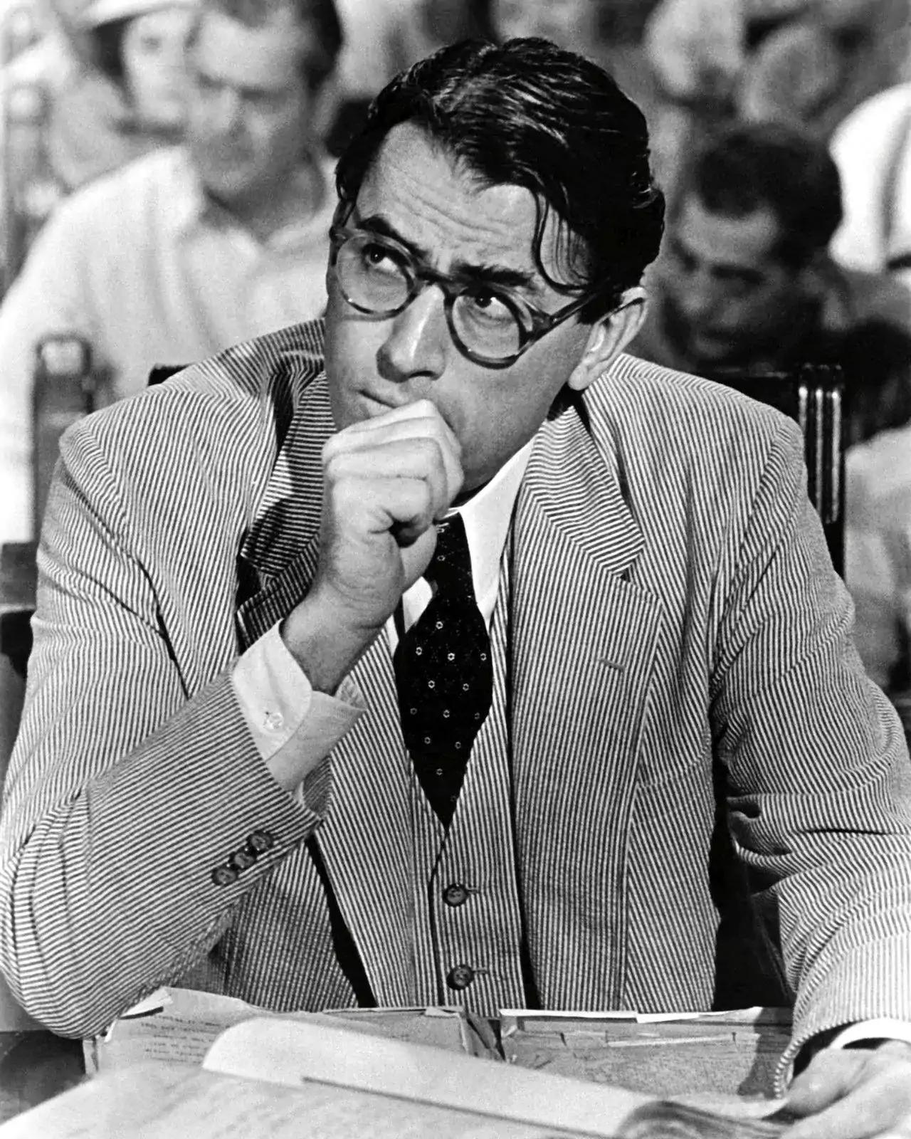 Atticus Finch (Gregory Peck) from To Kill a Mockingbird