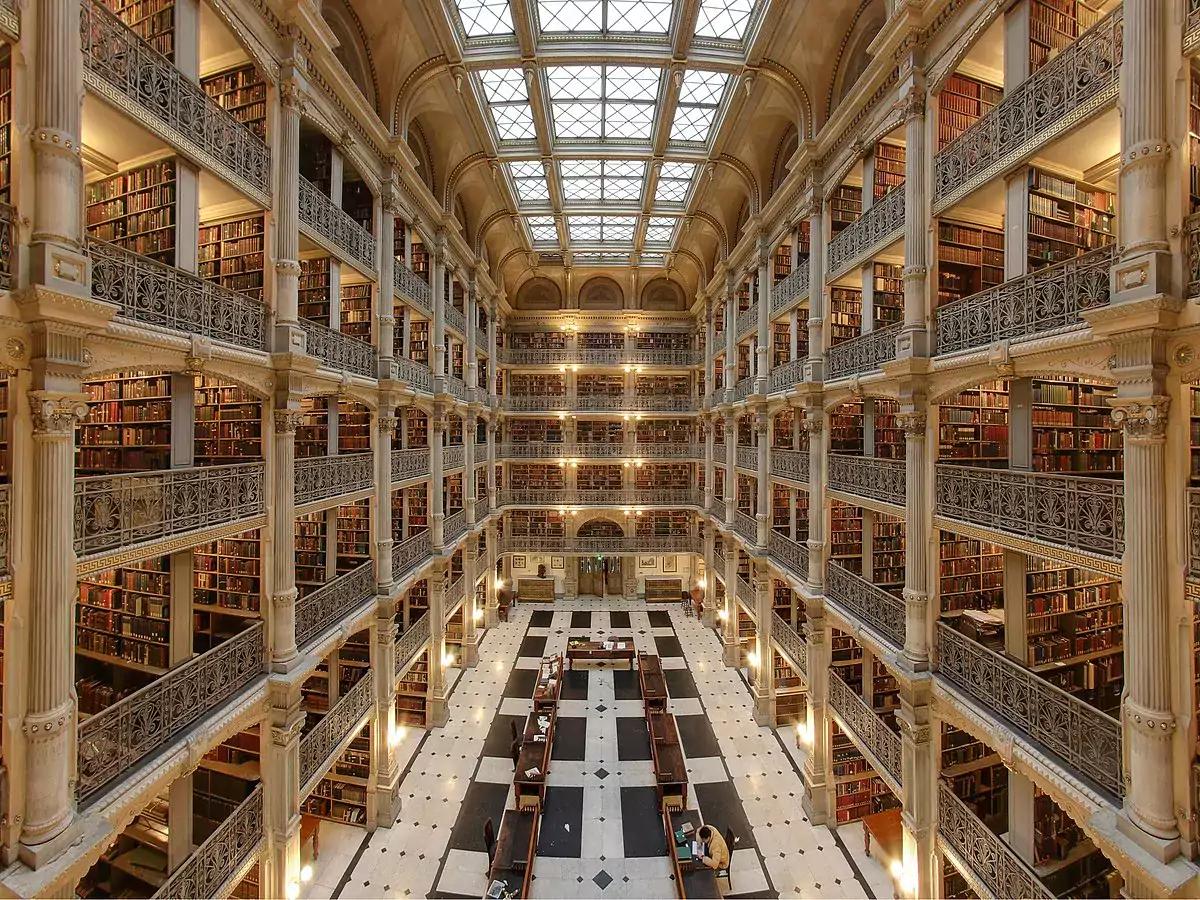 George Peabody Library - Baltimore, Estados Unidos