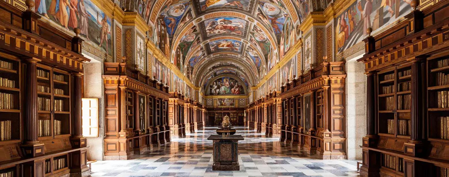 Real Library of the Monastery of El Escorial - Madrid, Spain
