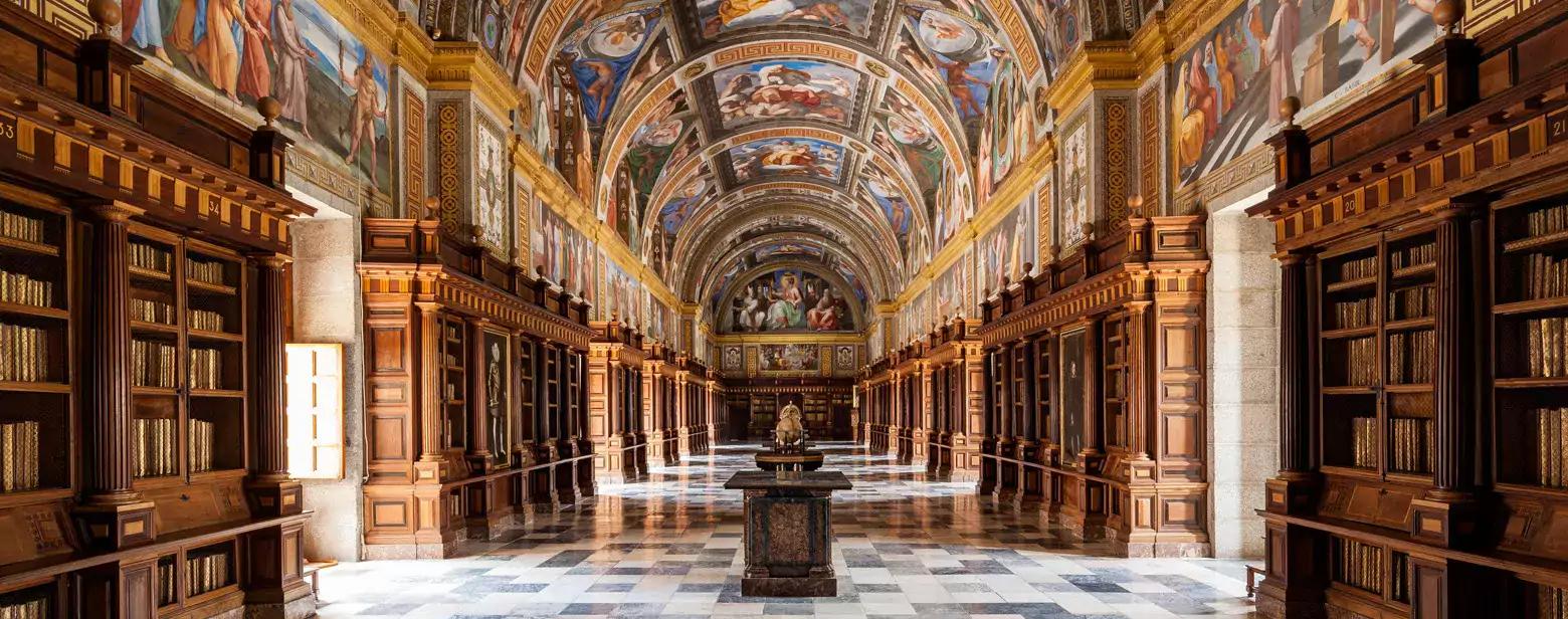 Real Biblioteca del Monasterio de El Escorial - Madrid, España