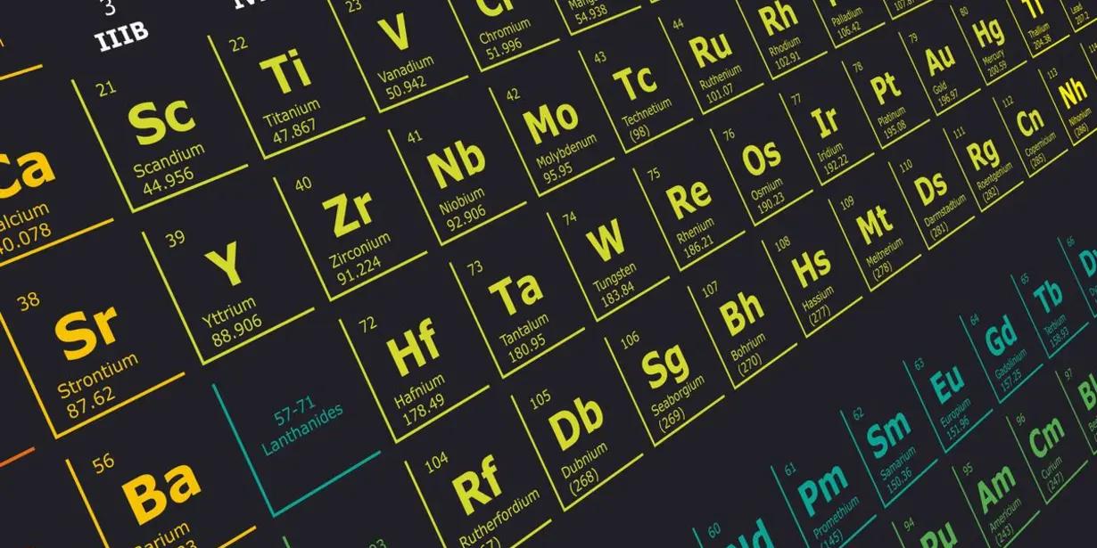 What chemical element has the symbol "O"?