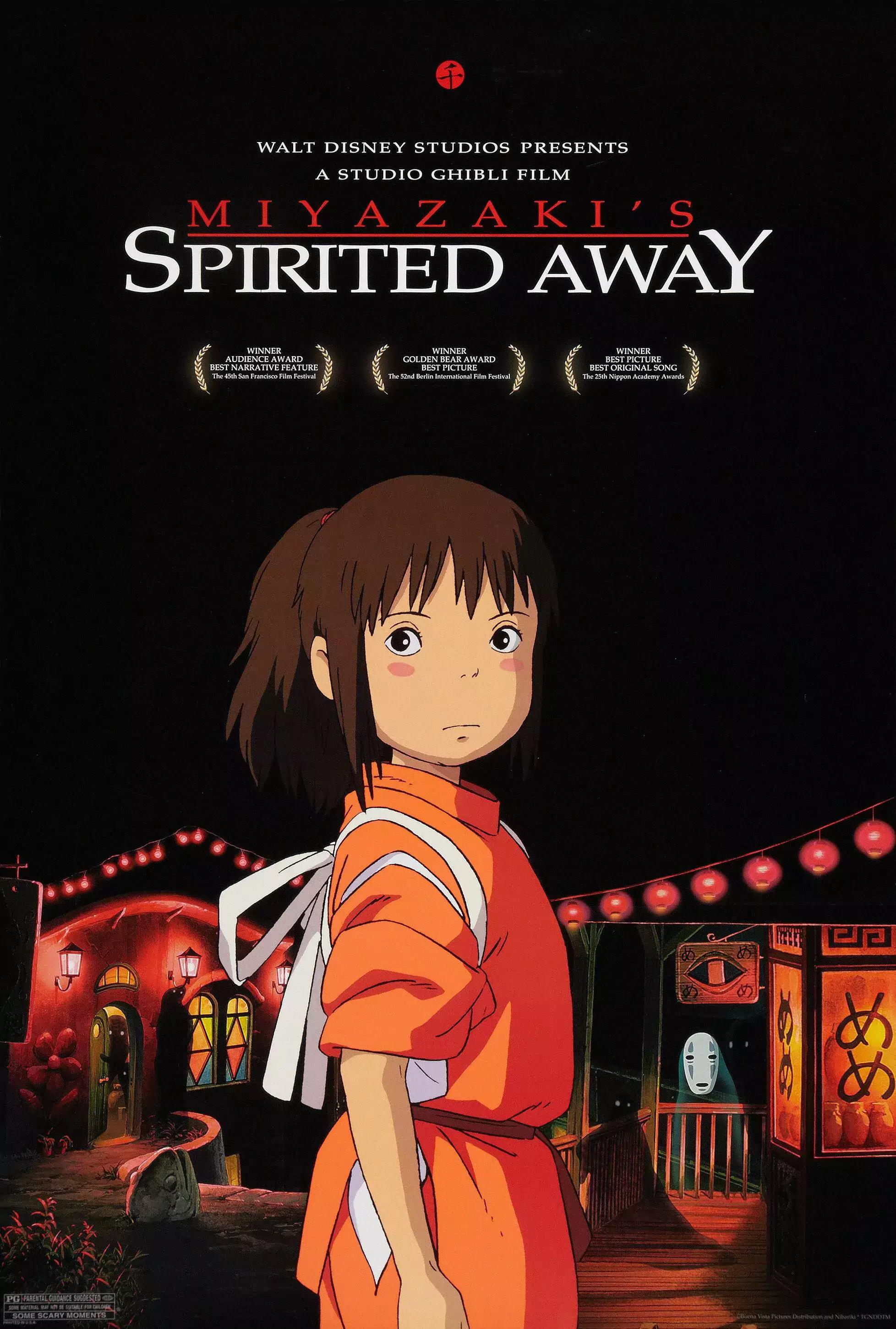 Spirited Away / Sen to Chihiro no kamikakushi (2001): IMDb: 8.6