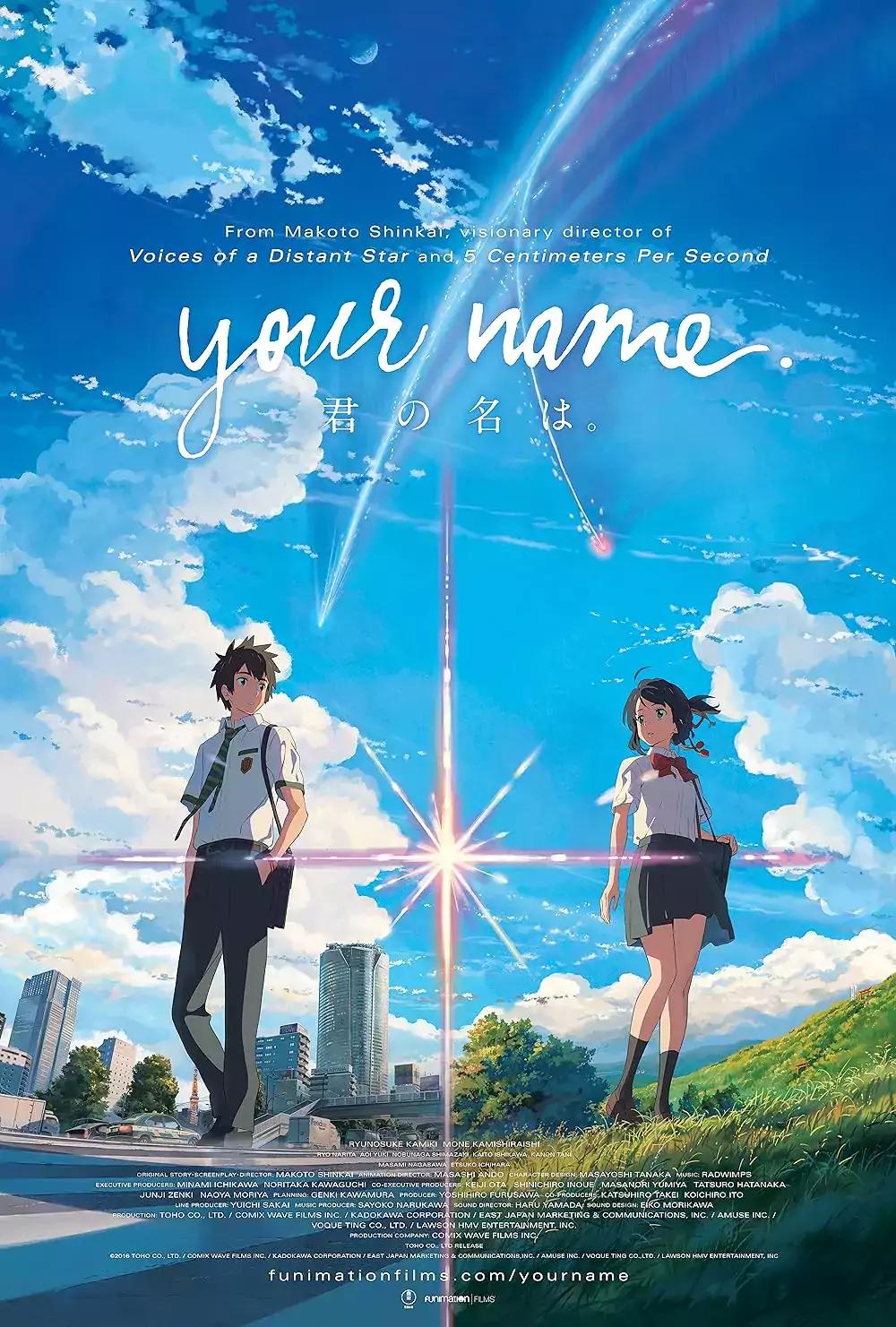 Kimi no na wa / Your Name (2016) - IMDb: 8.4