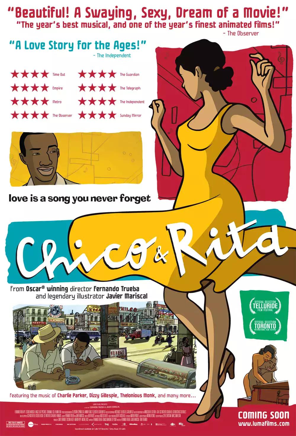 Chico & Rita (2010) - IMDb: 7.2