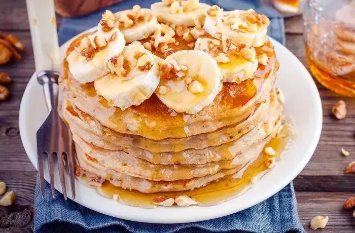 Oatmeal Banana Pancakes