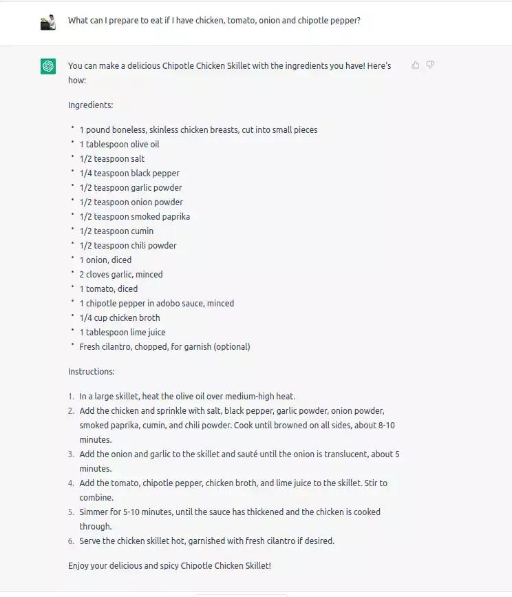 Examples of useful uses with ChatGPT