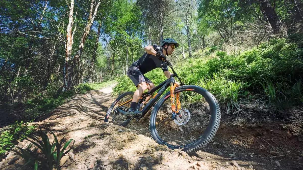 Mountain biking